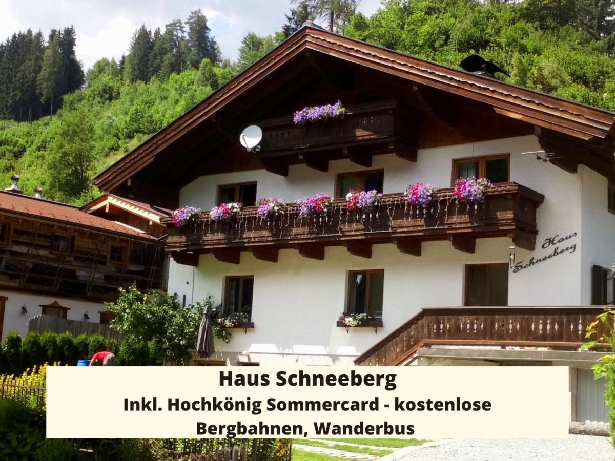 Mühlbach am Hochkönig Haus Schneeberg Mit Hochkoenig Card 아파트 외부 사진